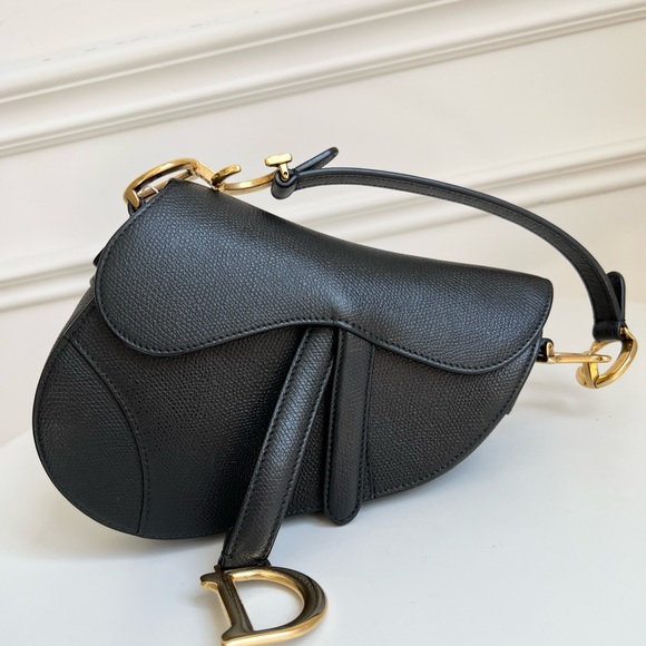 —SOLD— DIOR MINI SADDLE WITH STRAP - Picture 3 of 7